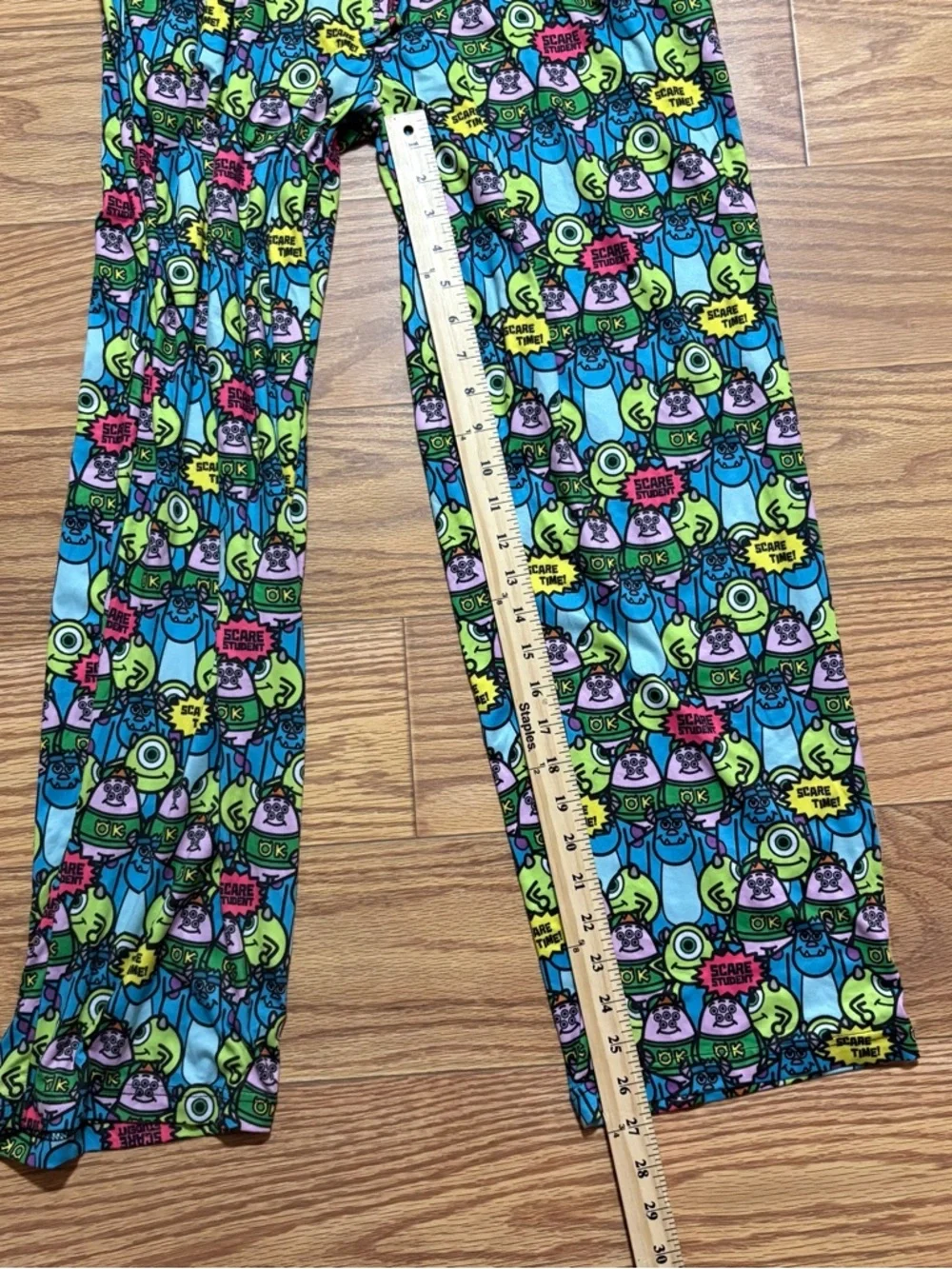 Disney Pixar Monsters University Pajama Pants Women’s Medium Colorful Lounge - Picture 7 of 7